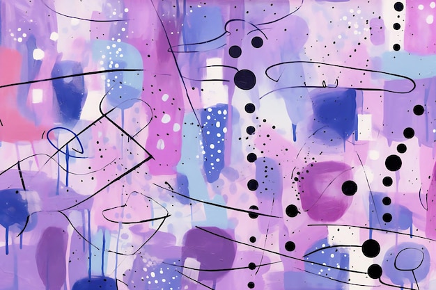 Abstract watercolor paintings