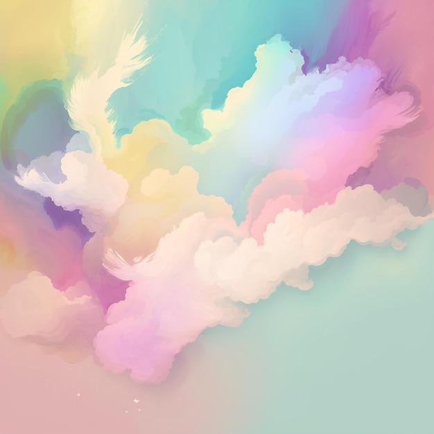 Abstract watercolor pastel background