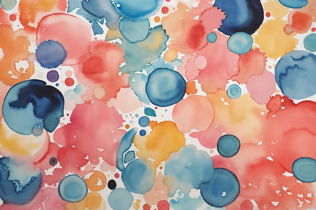 Abstract watercolor pattern background