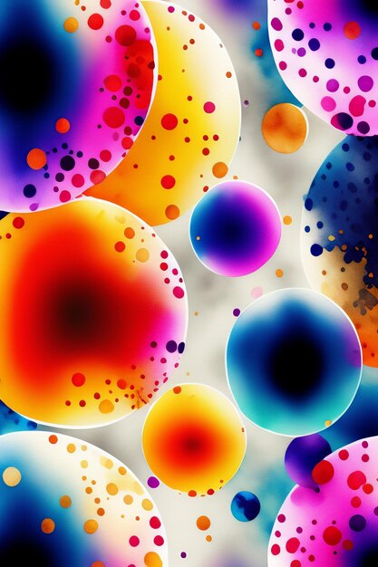 Abstract watercolor pattern