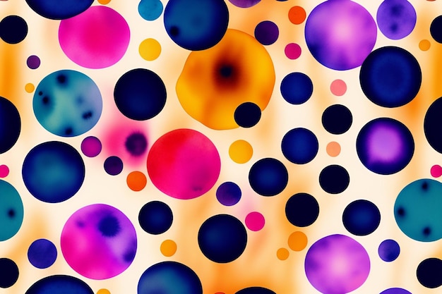 Abstract watercolor pattern