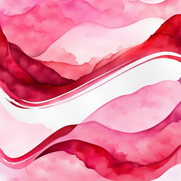 Abstract watercolor pink red background and texture Design background for banner pink background