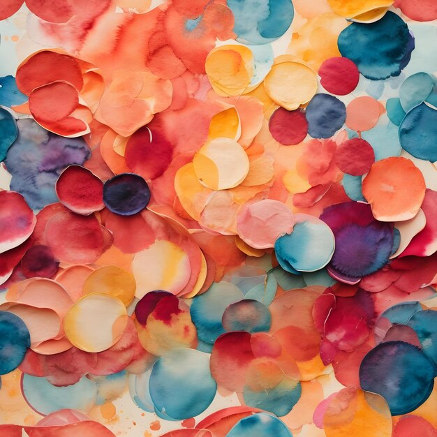 Photo abstract watercolor seamless pattern