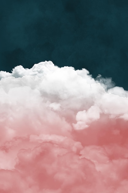 Abstract watercolor sky art pattern