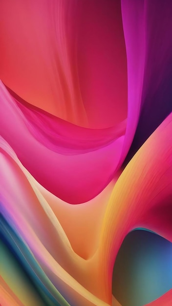 Abstract wave background gradient curved luxury vivid blurred colorful texture wallpaper photo