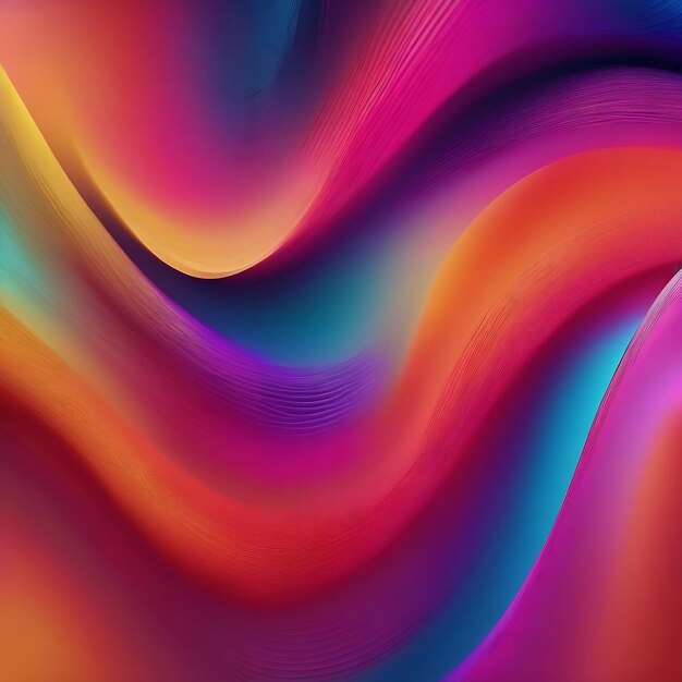 Abstract wave background gradient defocused luxury vivid blurred colorful texture wallpaper photo