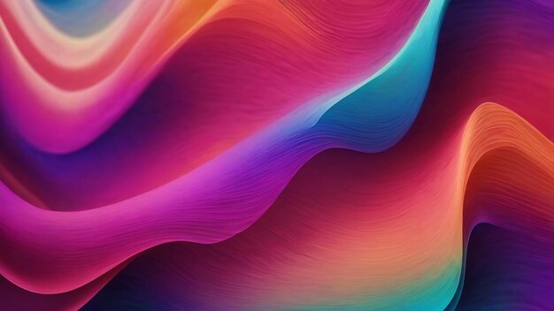 Abstract wave background gradient defocused luxury vivid blurred colorful texture wallpaper photo