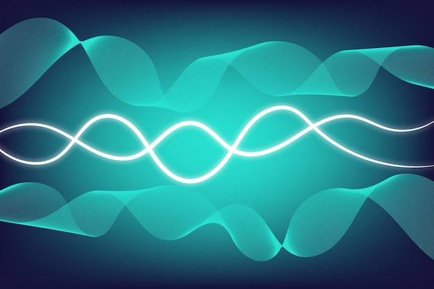 Abstract wave background illustration