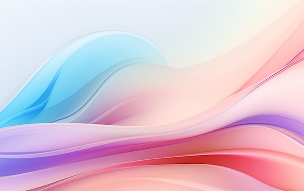 Abstract wave background whit pastel colors abstract liquid lines whit vibrant colors smooth