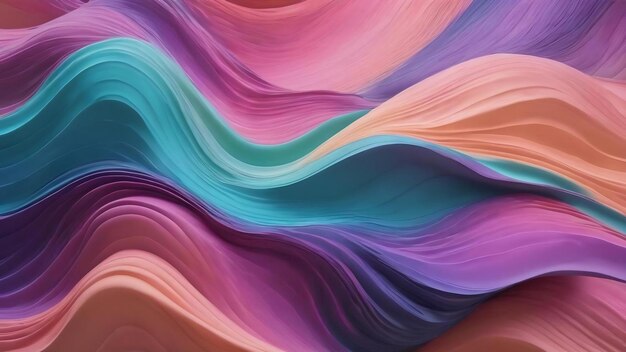 Abstract wave background whit pastel colors abstract liquid lines