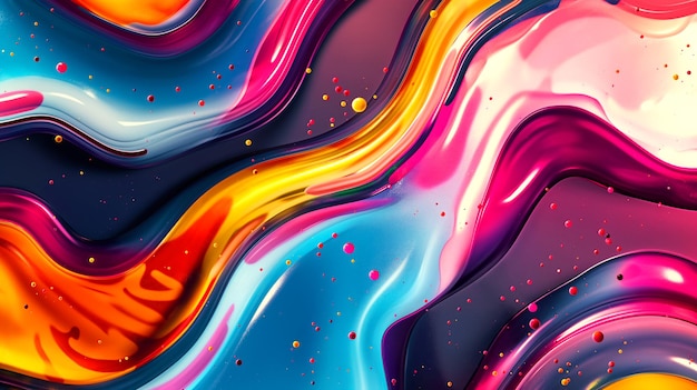 Photo abstract wave background