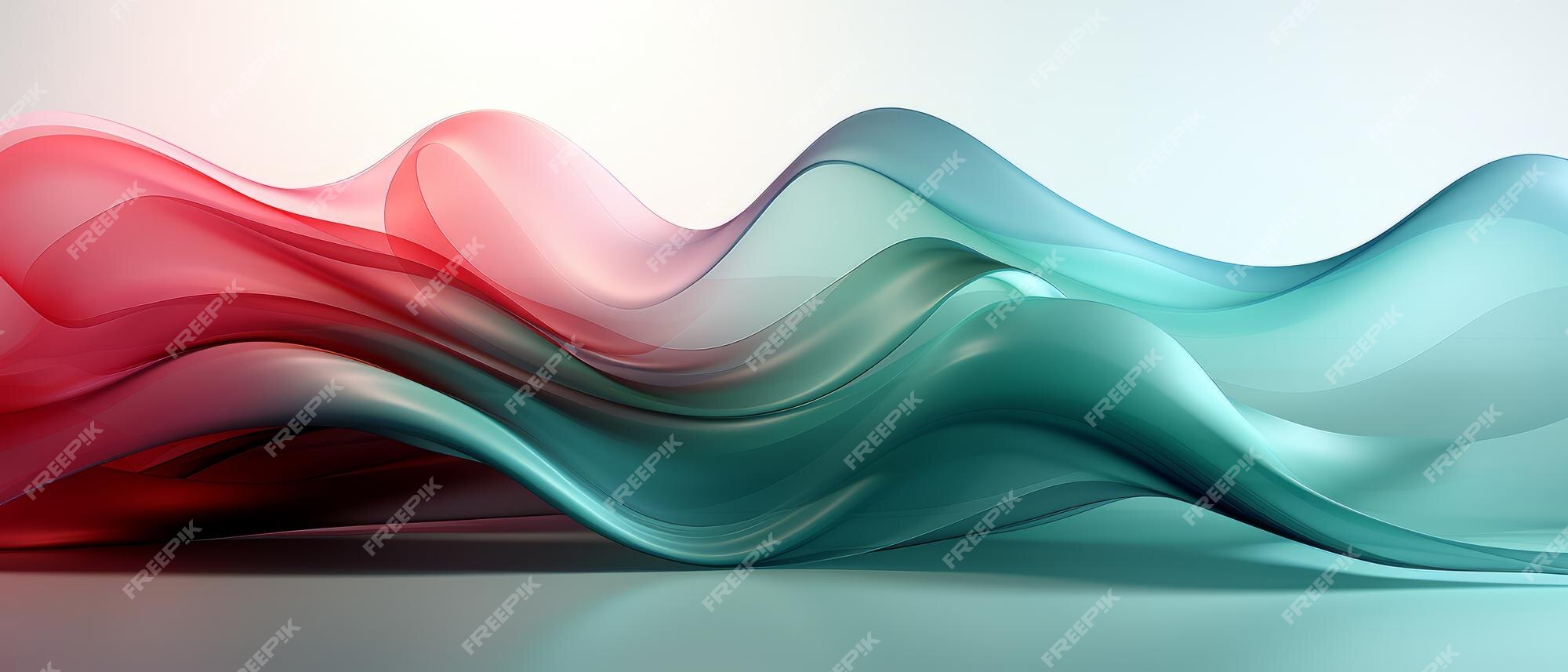 Premium AI Image | abstract wave background