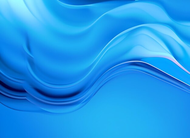 Фото Абстрактный волновый синий фон