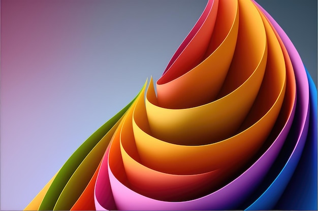 Abstract wave colorful pattern of spectrum color