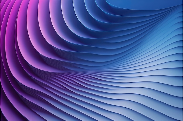 スペクトル色の抽象的な波のカラフルなパターン