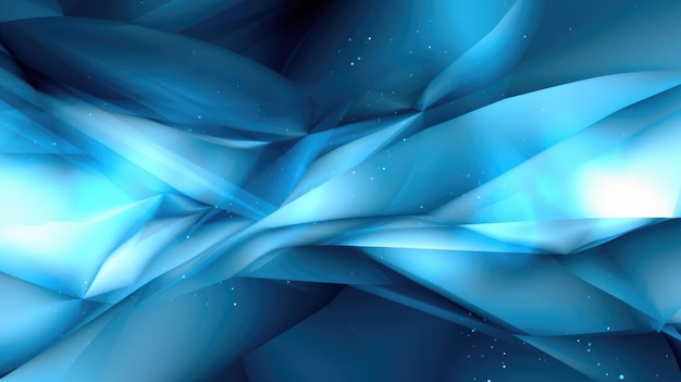 Abstract wave curve design background in shades of blue generative ai aig21