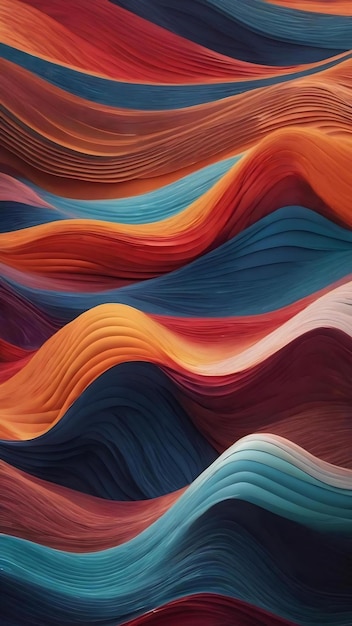 Abstract wave lines background