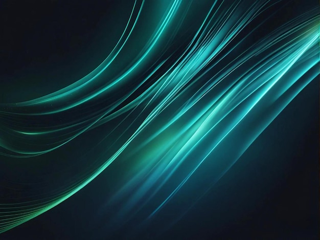 Abstract wave lines smooth flowing background Ai generated