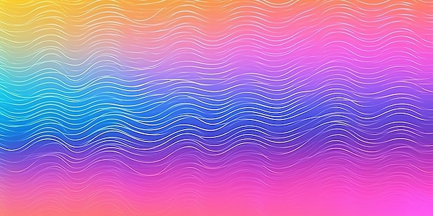 抽象的な波ネオン光の壁紙イラスト デザインの背景