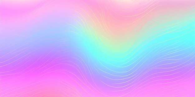Abstract wave neon light wallpaper illustration design background