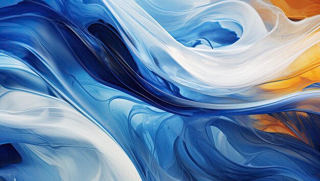 液体金属のスタイルで抽象的な波紋の背景