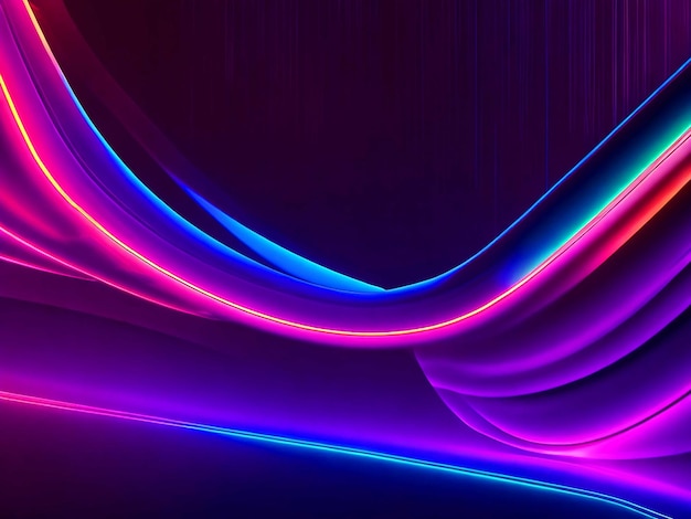 Abstract waves 4k white neon lights background desktop with high quality hd pictures wallpapers