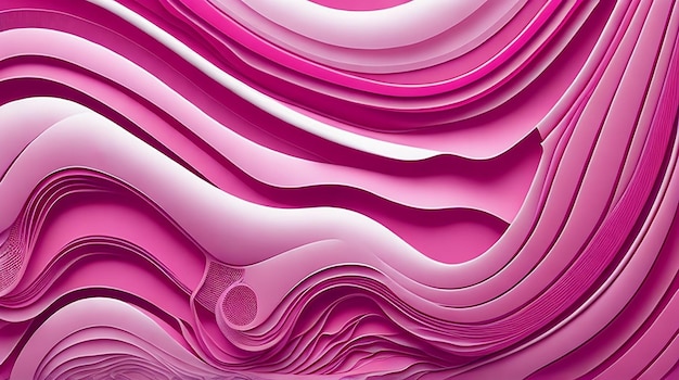 Abstract waves background in pink tones