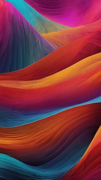 Abstract waves trend gradient color creative design background