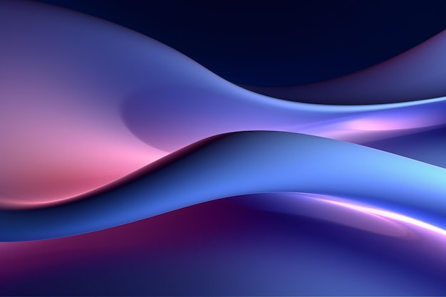 Abstract Wavy Art Background Ai generative