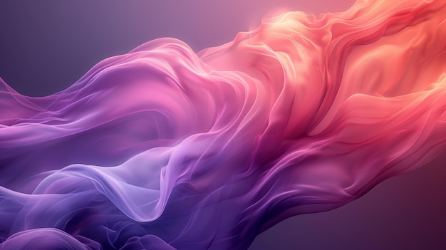 Abstract wavy background 3d rendering 3d illustration Generative AI