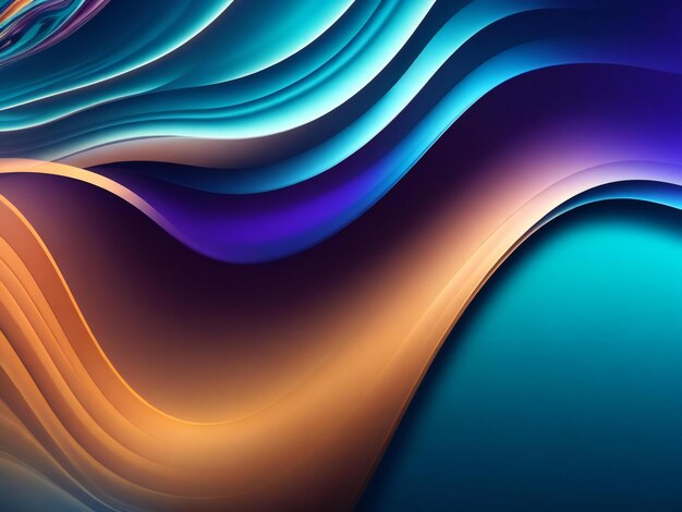 Abstract wavy background ai generated