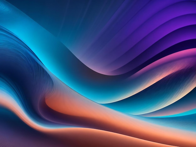 Abstract wavy background ai generated