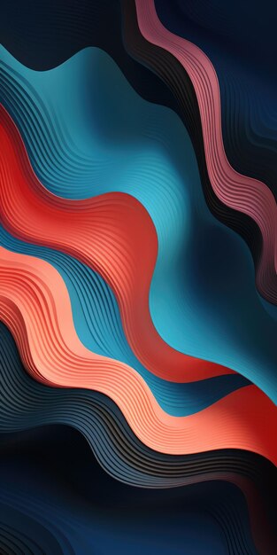 Abstract wavy background ai generated