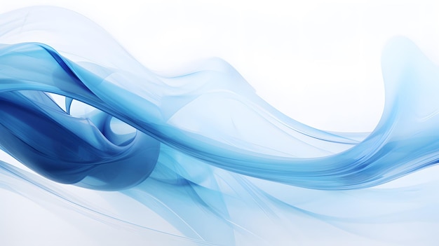 抽象的な波状の背景は青と白です