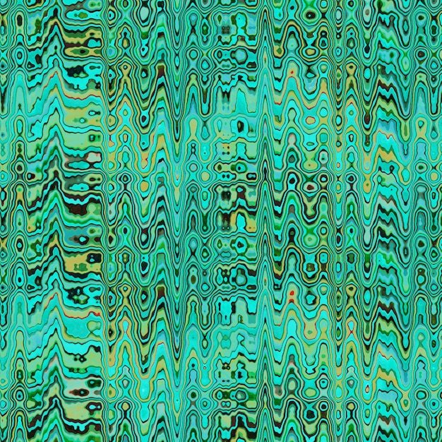 Fondo ondulato astratto. teal turchese verde giallo e marrone grunge astratto modello geometrico. texture disegnata a mano con strisce di colore, onde e macchie.