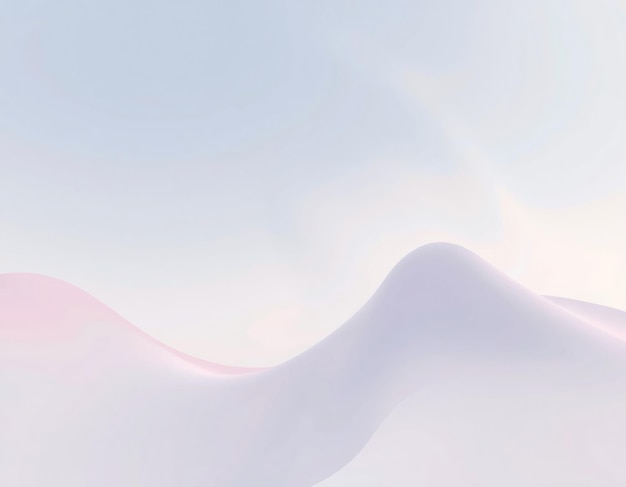 Abstract wavy background with pink and white hues