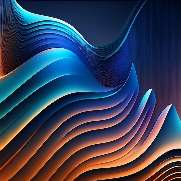 Abstract wavy background