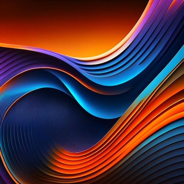 Abstract wavy background