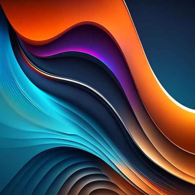 Abstract wavy background