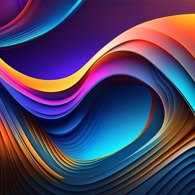 Abstract wavy background