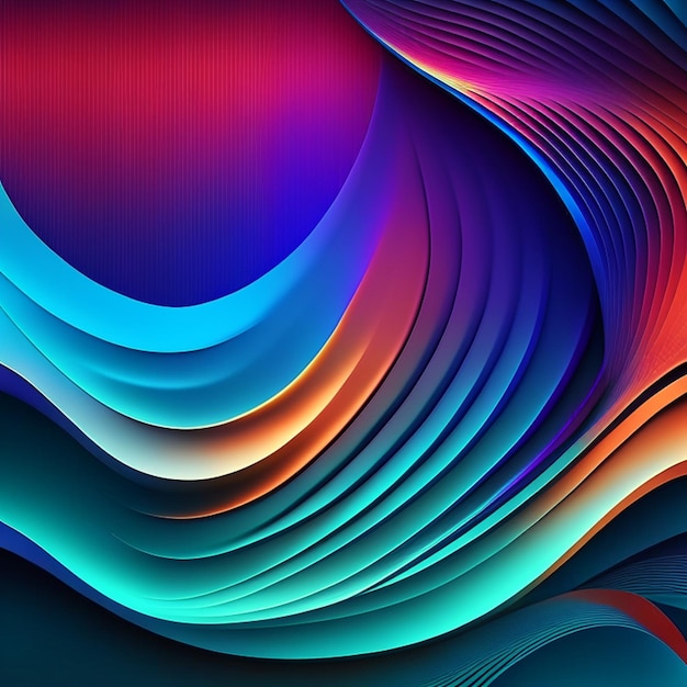 Abstract wavy background