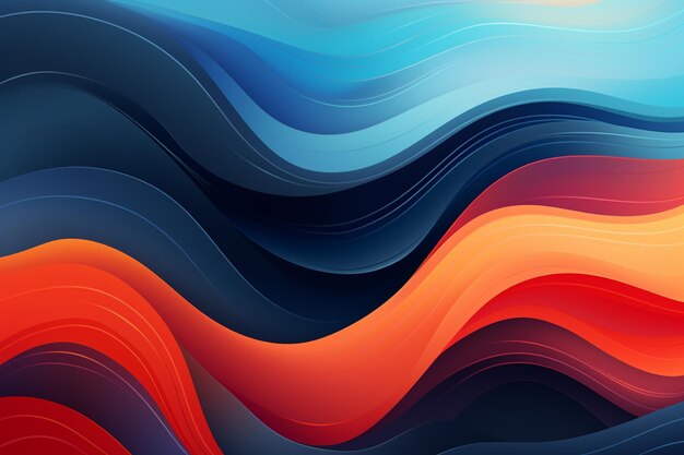 Abstract wavy background