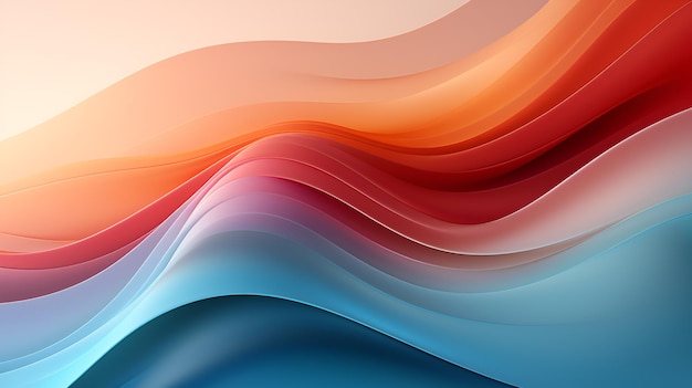 Photo abstract wavy background