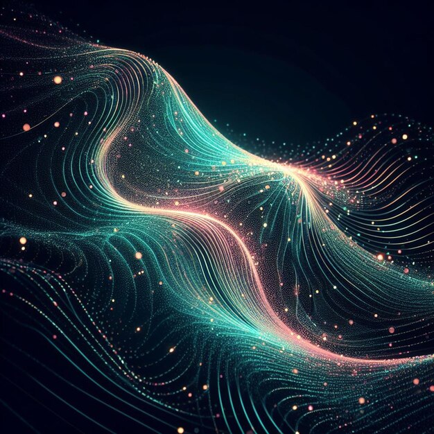 abstract wavy background