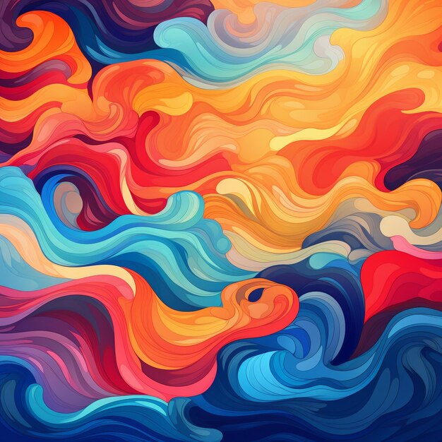 Abstract wavy background