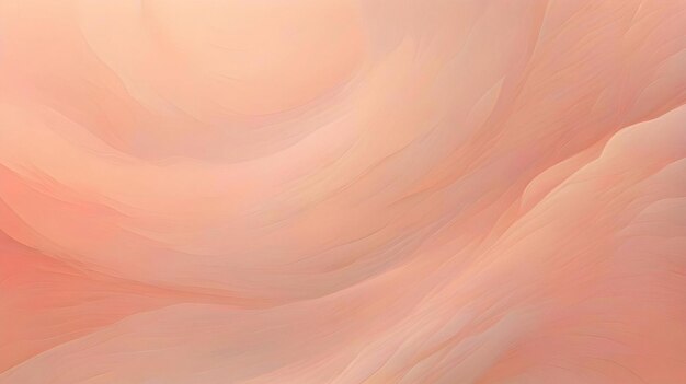 Photo abstract wavy blurred light peach color background generative ai