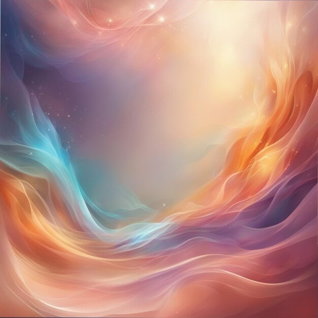 Abstract wavy colorful background