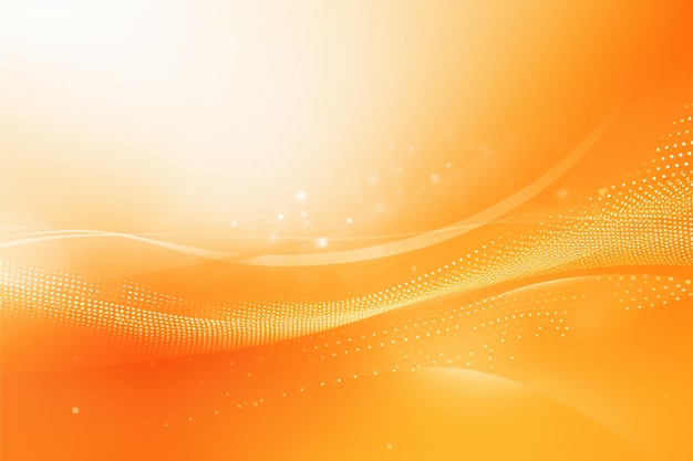 Abstract Wavy Orange Background