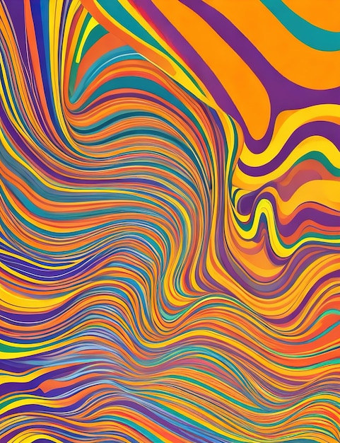 Abstract wavy pattern background