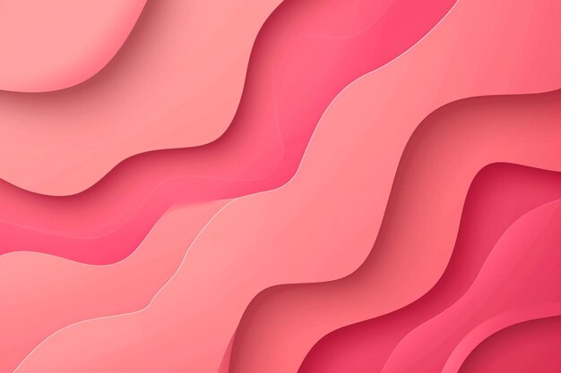 Abstract wavy pink lines background